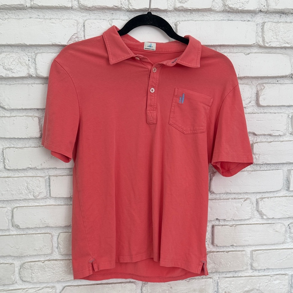 johnnie-O Vibrant Coral Polo Shirt